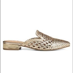 Sam Edelman Clara Mule Shoes Gold Size 9.5